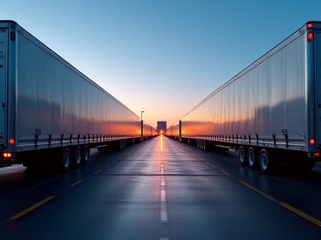 Premium dry van trailer alignment
